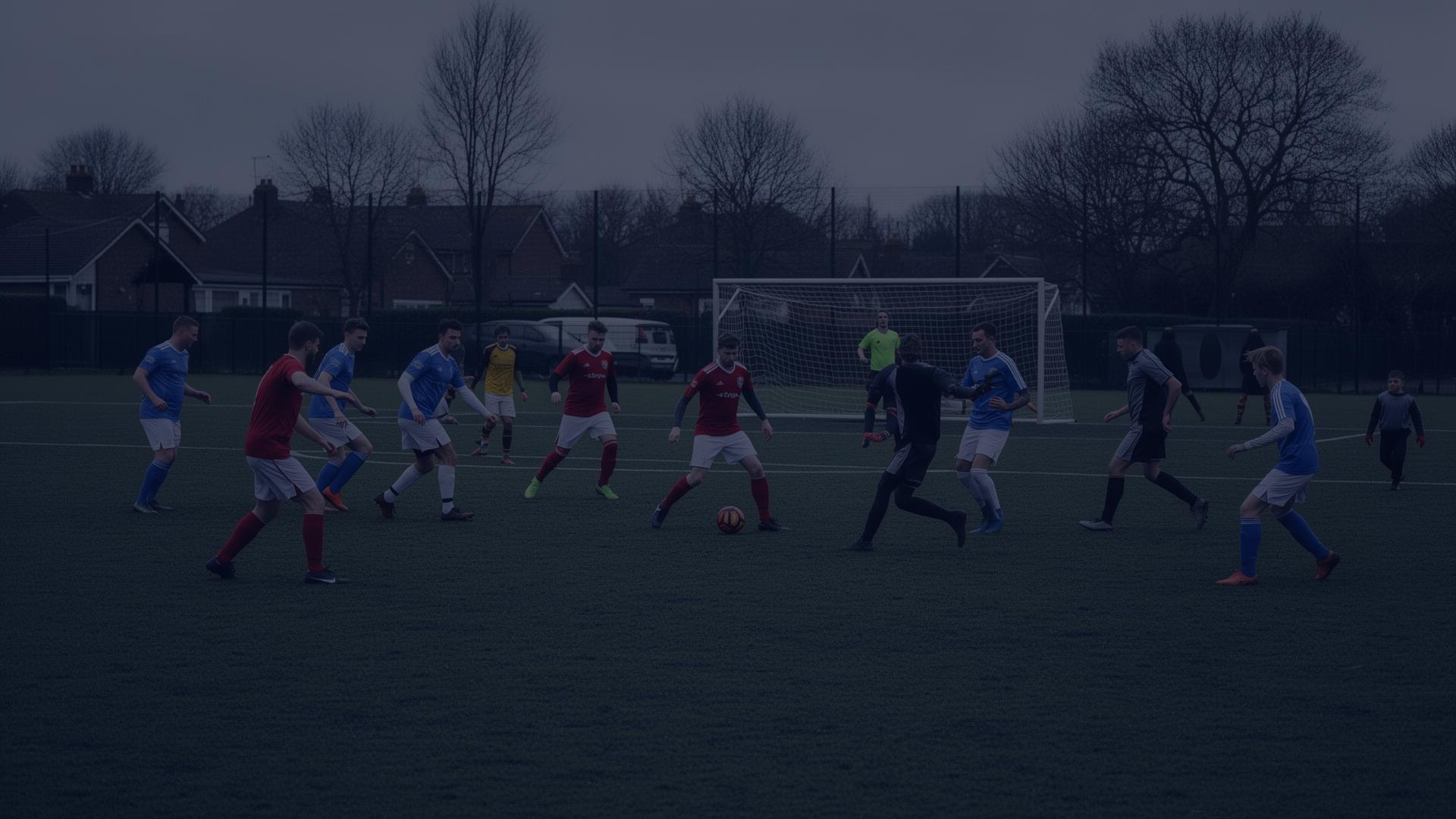 Grassroots football match